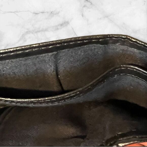 Tommy Hilfiger Black Leather Mens Trifold Billfold Wallet Three Compartments - Picture 7 of 14